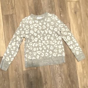 Cheetah sweater.